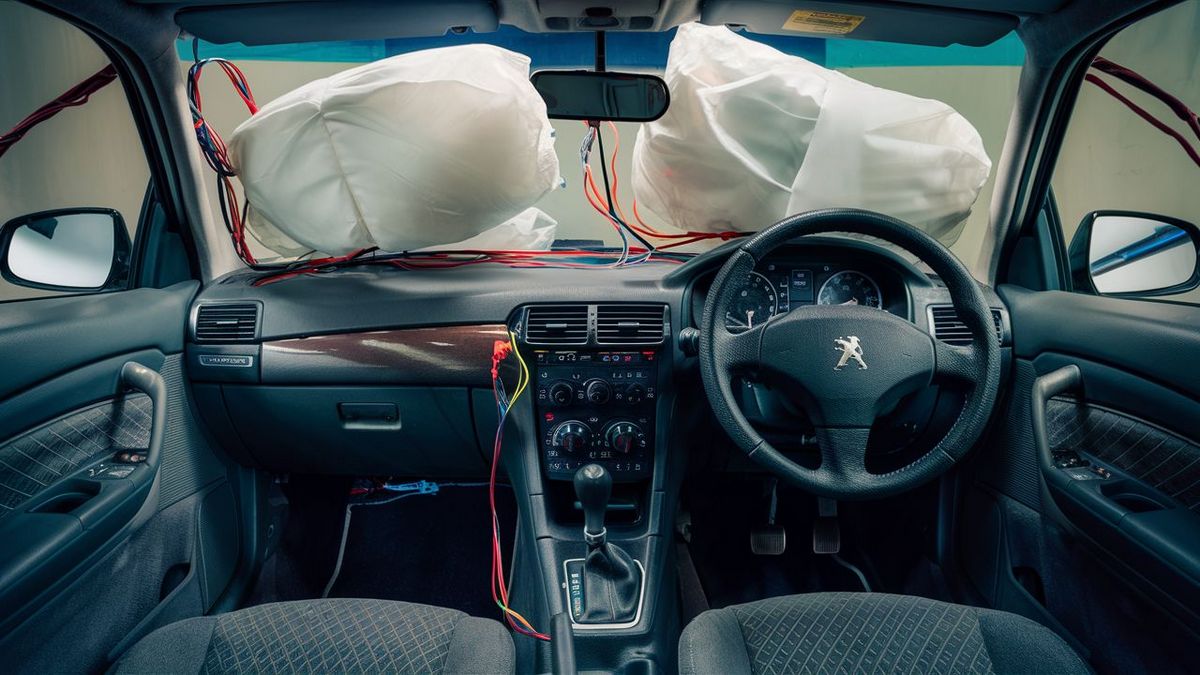 Gdzie znajduje się sterownik airbag w Peugeocie 307? Driver Magazyn