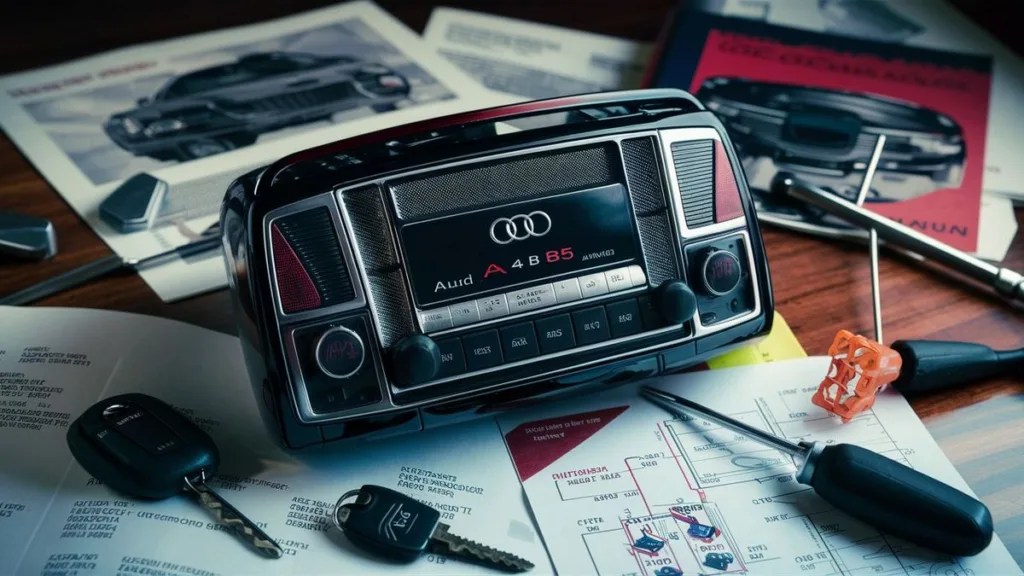 Jak odblokować radio Audi A4 B5