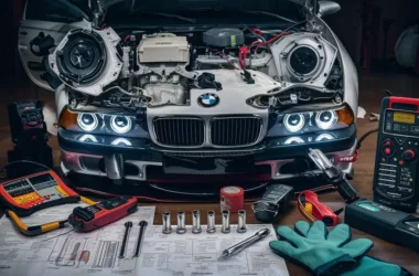 Jak sprawdzić sterownik świateł zarowych BMW E60
